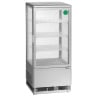 Mini Professional Refrigerated Display Case Bartscher - 78 L Silver