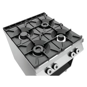 4-burner stove series 900 - Open Base from the brand Bartscher
