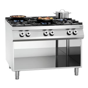 6-burner stove series 900 - Open Base from the brand Bartscher