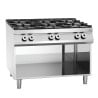 6-burner stove series 900 - Open Base from the brand Bartscher