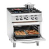 4-burner stove series 900 - Gas Oven GN 2/1 by Bartscher