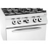 4-burner stove series 900 - Gas Oven GN 2/1 by Bartscher