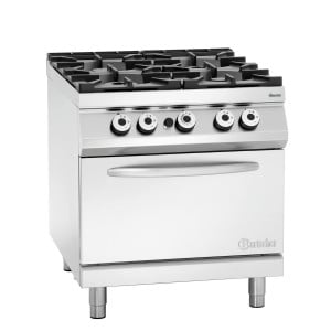 4-burner stove series 900 - Gas Oven GN 2/1 by Bartscher