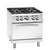 4-burner stove series 900 - Gas Oven GN 2/1 by Bartscher