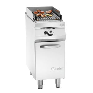 Gasdriven lavastenargrill - Bredd 400 av märket Bartscher