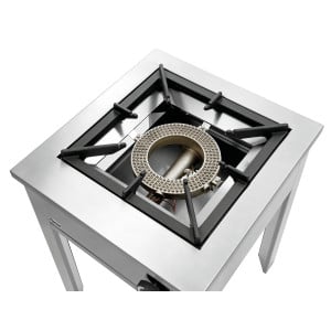 Professional Gas Stove on Legs - 1 Burner - 280 mm Bartscher 1050603