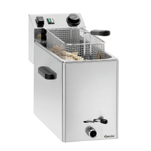 Electric fryer "SNACK XL" with Drain Valve - 8L Bartscher