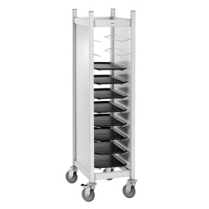 Stainless Steel Trolley 10 Shelves GN 1/1