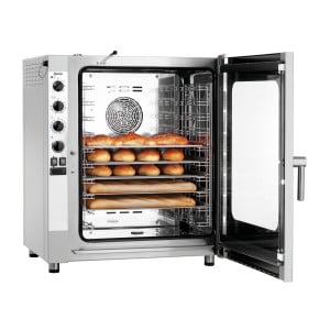 Four Mixte à Vapeur M10110 - Bartscher

Steam Combination Oven M10110 - Bartscher