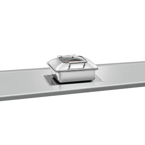 Chafing Dish Flexibel GN 2/3 med Avtagbar Lock - 5,2 L - Bartscher