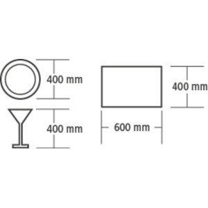 Professional Dishwasher US PPlus 500 LPR with Drain Pump - 50 x 50 cm