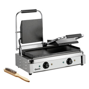 Grill Panini - Paninimaskin - Professionell dubbel Panini-apparat