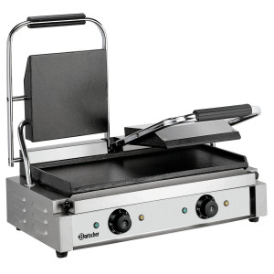 Grill Panini - Paninimaskin - Professionell dubbel Panini-apparat