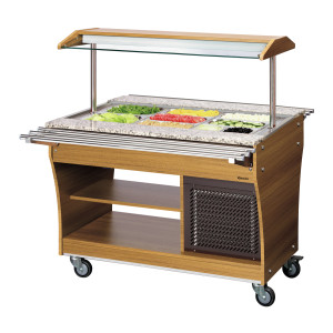 Refrigerated Salad Bar Buffet - 3 x GN 1/1