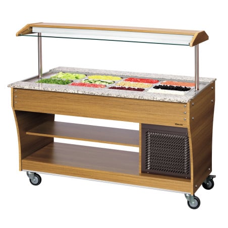 Refrigerated Salad Bar Buffet - 4 x GN 1/1