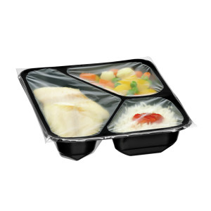 3-Compartment PP Tray for Semi-Automatic Sealer - Pack of 50