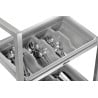 Cutlery Trolley in Stainless Steel - Bartscher