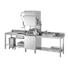 Lave-vaisselle à capot DS 500 SR Bartscher robuste en inox - Performances professionnelles