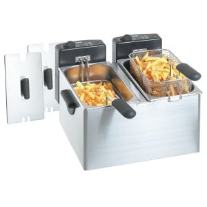 Fritös MINI III Bartscher - Dubbelkärl 4 liter - Effekt 4400W