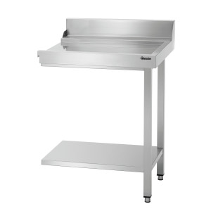 Table d'égouttage DS-700R en acier inoxydable pour cuisine professionnelle