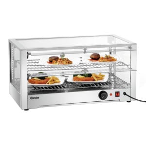 Bartscher 6200 2EK heated display case - Maintains temperature up to 90°C