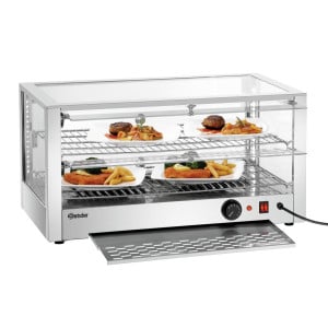 Bartscher 6200 2EK heated display case - Maintains temperature up to 90°C