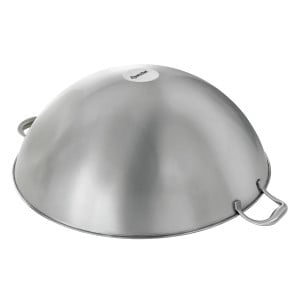 Ammattimainen Bartscher wok-pannu - Ruostumaton teräs - 22L