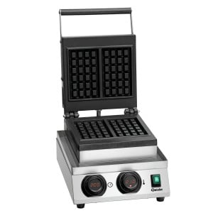 Gaufrier professionnel MDI 1BW-AL Bartscher | Gaufre de Bruxelles et puissance 1800W