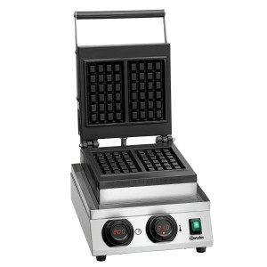 Professional waffle maker MDI 1BW-AL Bartscher | Brussels waffle and 1800W power