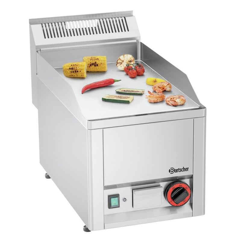 Plancha GPL 320E-G Bartscher: Slät kromplatta och effekt 3000W