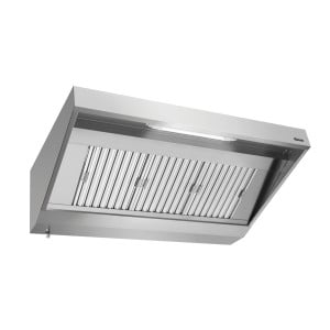 Professional wall-mounted hood 900, L1600 Bartscher stainless steel AISI