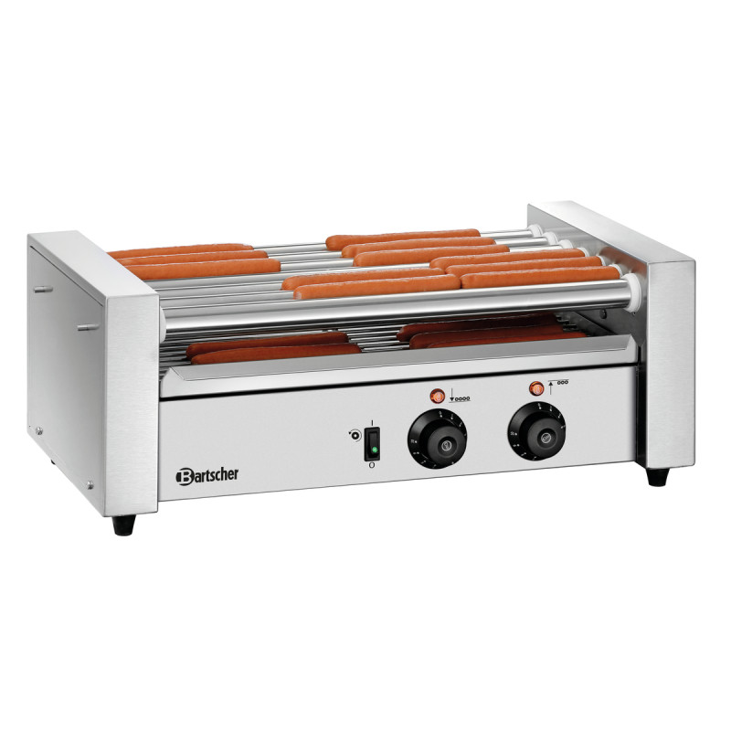 Roller grill for sausages 7181 Bartscher | Even and fast cooking