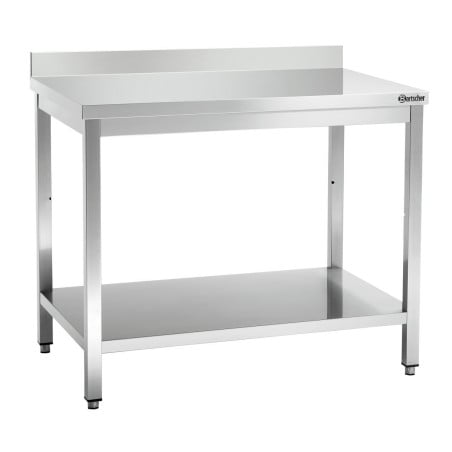 Table de travail inox Bartscher 1800mm - Robuste et fonctionnelle