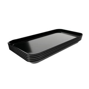 Presentation dish 17S-150x300 in black melamine - Bartscher