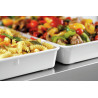 Presentation dish 40W-150x190 in white melamine by Bartscher