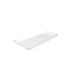 Presentation dish Bartscher 150x300 mm in white melamine - Set of 5