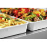 Bartscher presentation dish 60W-210x280 in white melamine