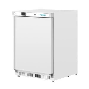 White Countertop Negative Refrigerated Cabinet - 140 L