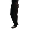 Mixed Easyfit Black Teflon Treated Kitchen Pants - Size S - Whites Chefs Clothing - Fourniresto