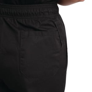 Pantalon de Cuisine Mixte Easyfit Noir Traité Teflon - Taille XL - Whites Chefs Clothing - Fourniresto