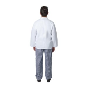 Unisex White Long Sleeve Vegas Kitchen Jacket - Size XXL - Whites Chefs Clothing - Fourniresto