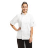 Keittiöpaita unisex valkoinen lyhythihainen Vegas - Koko M - Whites Chefs Clothing - Fourniresto