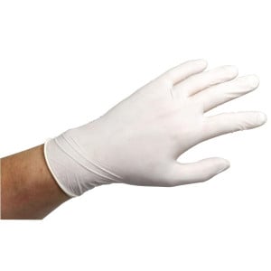 Powdered Latex Gloves - Size L - Pack of 100 - FourniResto - Fourniresto