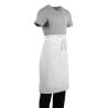 Standard valkoinen esiliina 914 x 762 mm - Whites Chefs Clothing - Fourniresto