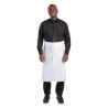 Standard valkoinen esiliina 914 x 762 mm - Whites Chefs Clothing - Fourniresto