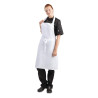 Esiliina Bavette Valkoinen 711 X 656 Mm - Whites Chefs Clothing - Fourniresto