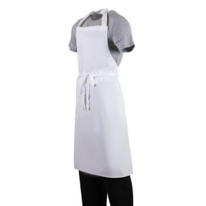 Esiliina Bavette Valkoinen - Koko XL 915 x 1066 mm - Whites Chefs Clothing - Fourniresto