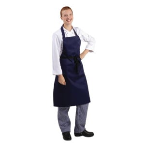 Förkläde med ficka Marinblå 710 x 970 mm - Whites Chefs Clothing - Fourniresto