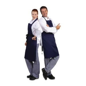 Förkläde med ficka Marinblå 710 x 970 mm - Whites Chefs Clothing - Fourniresto