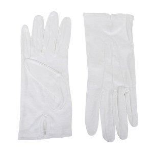 White Service Gloves for Men - Size L/XL - FourniResto - Fourniresto